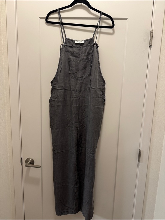 Zenana Outfitters Pants - 🆕 Zenana Outfitters Lightweight Charcoal Overall w Adjustable Straps. L. NWOT!🌴🌴